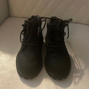 Toddler timberland black nubuck